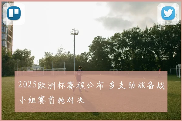 2025欧洲杯赛程公布 多支劲旅备战小组赛首轮对决